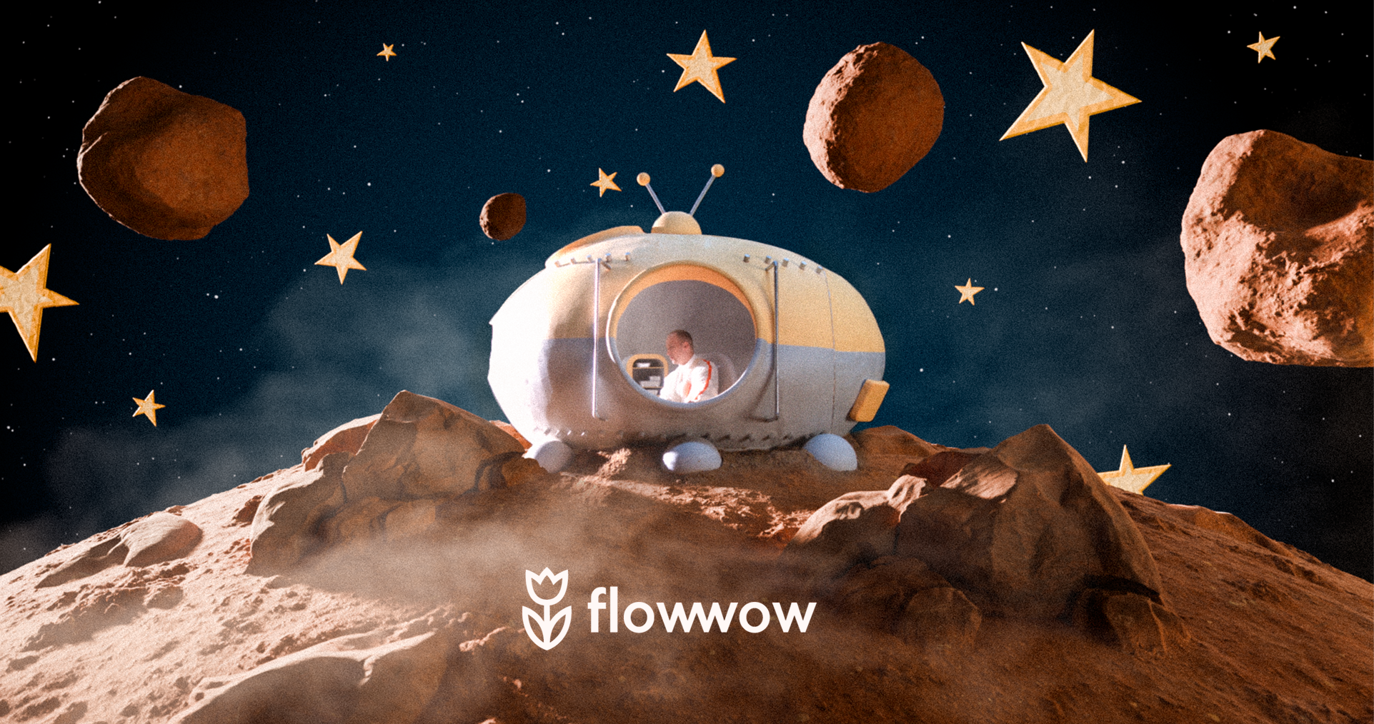 Flowwow commercial key visual